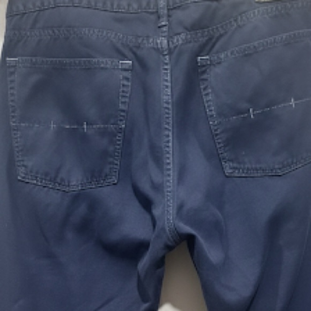 Polo Ralph Lauren Men’s 38x34 Navy 5‑Pocket Chino Pants – Leather Patch - Picture 4 of 9